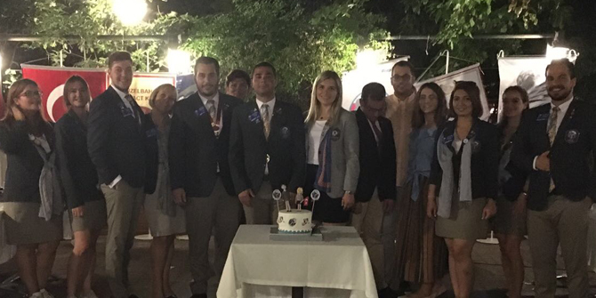 GÜZELBAHÇE ROTARACT KULÜBÜ´NDE GÖREV DEĞİŞİMİ