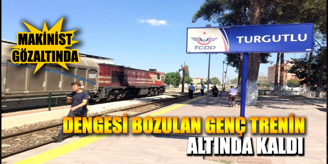 Trenin altında kalan gencin bacağı koptu