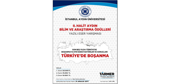 Halit Aydın Bilim ve Araştırma Yarışması'na başvurular başladı