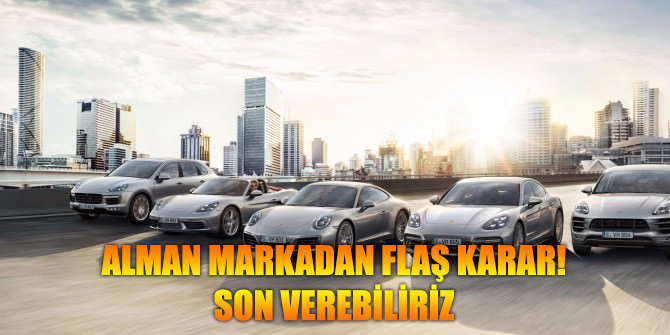 Alman Markadan şok karar geldi: Son verebiliriz!