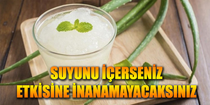 Suyunu içerseniz mucize ile karşılaşacaksınız!