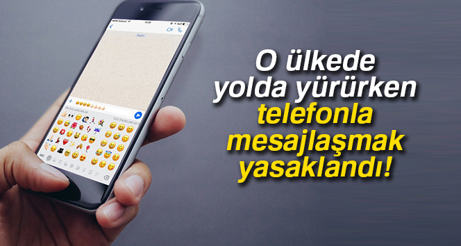 telefonla mesajlaşmak yasaklandı