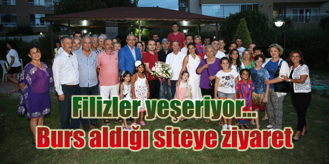 Filizler yeşeriyor... Burs aldığı siteye ziyaret