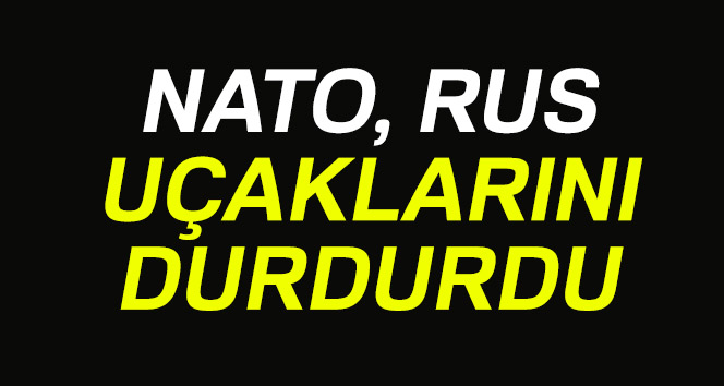 Estonya hava sahası yakınlarındaki Rus jetlerini durdurdu!