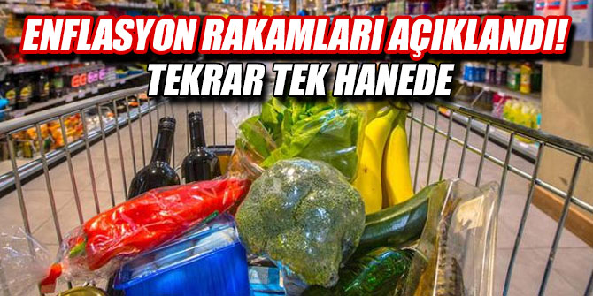 Enflasyon rakamları açıklandı