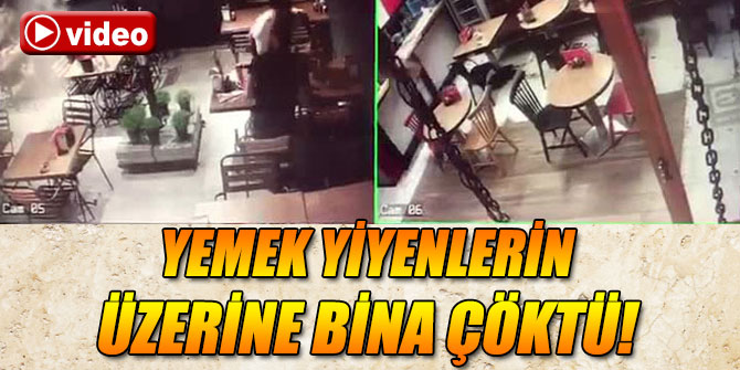 Restorasyon yapılan tarihi bina çöktü