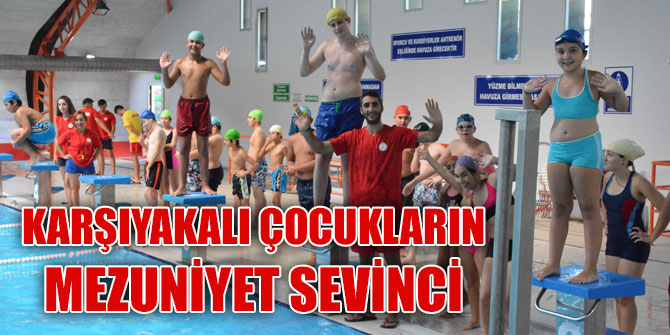 Karşıyakalı çocukların mezuniyet sevinci