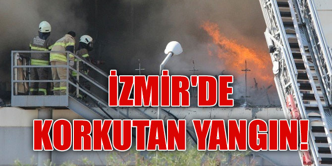 İzmir'de AVM'de yangın!