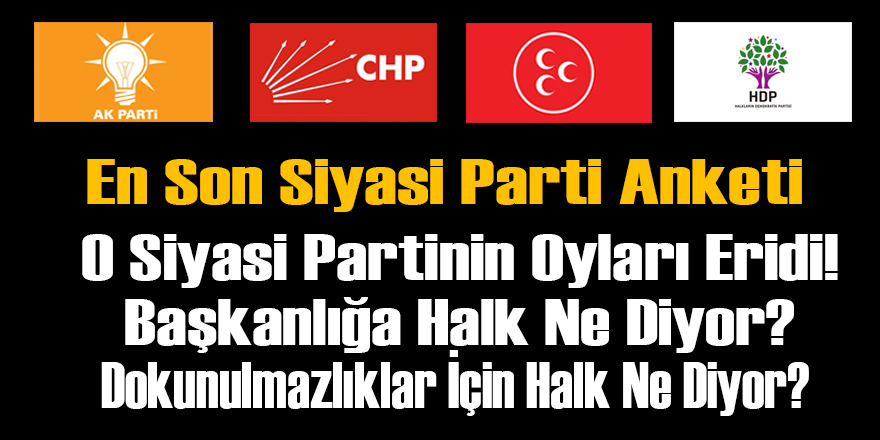 O Partinin Oyları Eridi
