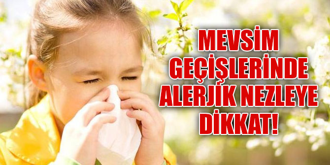 Mevsim geçişlerinde alerjik nezleye dikkat!