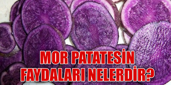 İşte mor patatesin faydaları