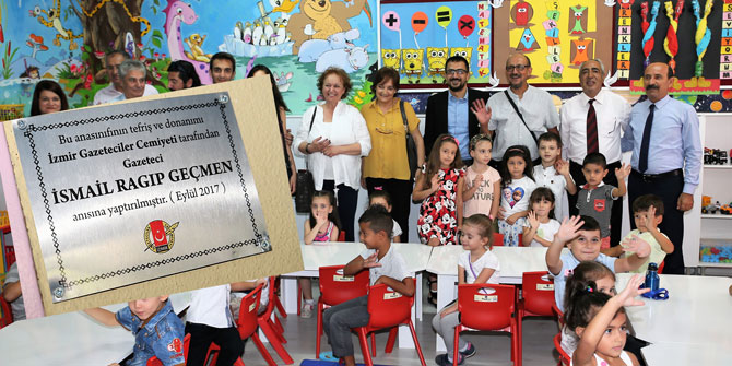 İsmail Ragıp Geçmen'in adı ana sınıfına verildi