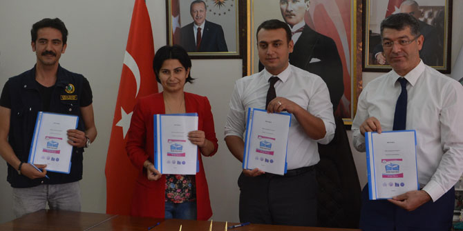 KİRAZ’DA OKULLAR HAYAT OLSUN PROJESİ İÇİN İMZALAR ATILDI