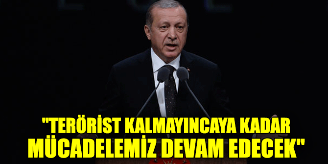 "Terörist kalmayıncaya kadar bu mücadelemiz devam edecek"