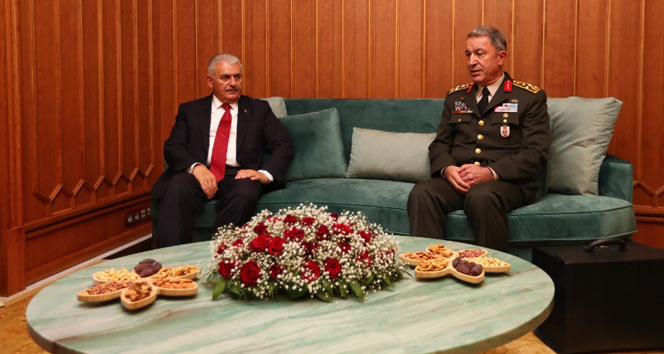 Başbakan Genelkurmay Başkanı Akar’ı kabul etti