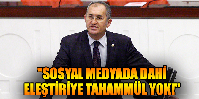 "Sosyal medyada dahi eleştiriye tahammül yok!"