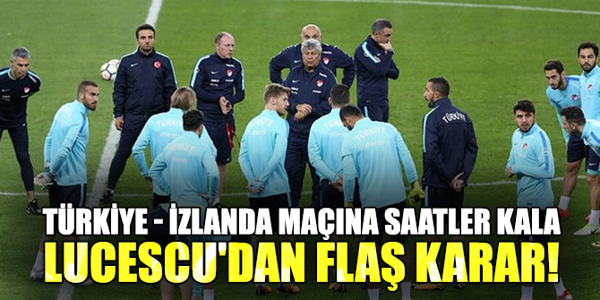 Lucescu'dan flaş karar!