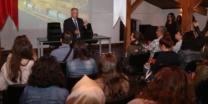 Başkan Egeli öğrencilere Selçuk’u anlattı