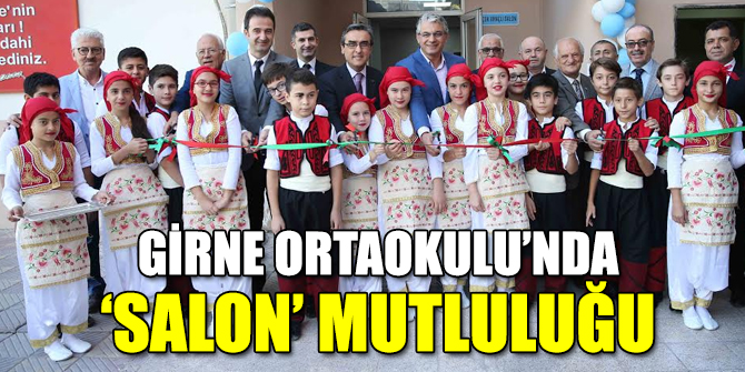 Karşıyaka'da Girne Ortaokulu’nda ‘salon’ mutluluğu