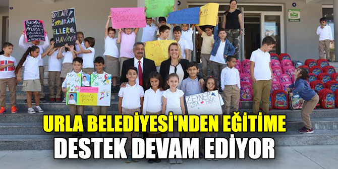 Urla Belediyesi'nden eğitime destek devam ediyor