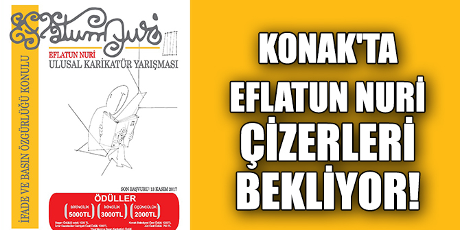 Konak'ta Eflatun Nuri çizerleri bekliyor