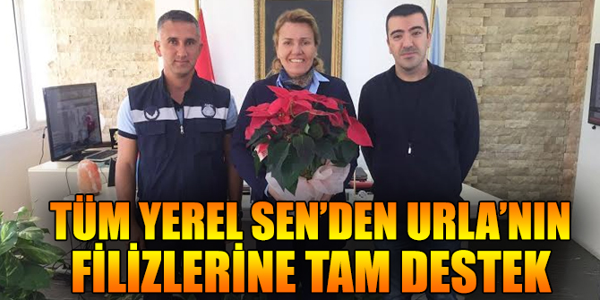 TÜM YEREL SEN’den Urla’nın Filizlerine tam destek
