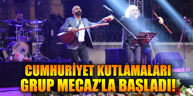 Bornova Belediyesi'nde Cumhuriyet kutlamaları Grup Mecaz’la başladı