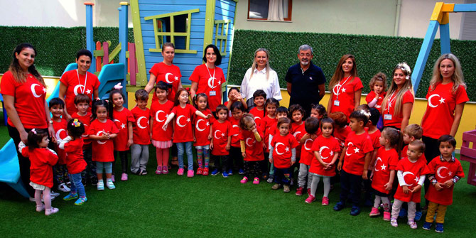 Soylu Anaokulu öğrencileri, 29 Ekim'i kutladı