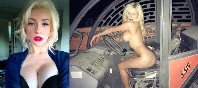 Bu kez çırılçıplak soyundu