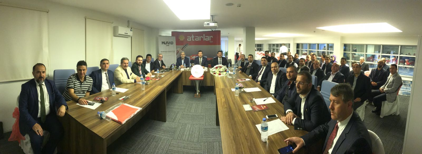 MÜSİAD üyeleri Galip Atar'ı ziyaret etti