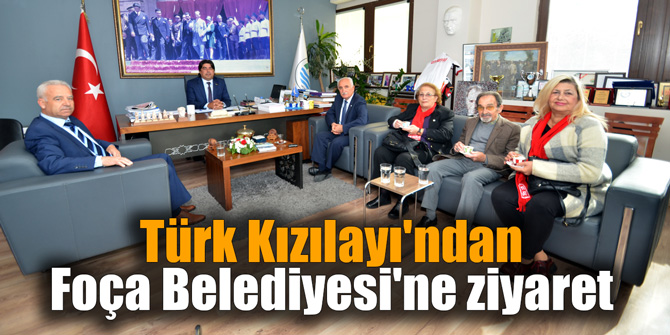 Türk Kızılayı'ndan Foça Belediyesi'ne ziyaret