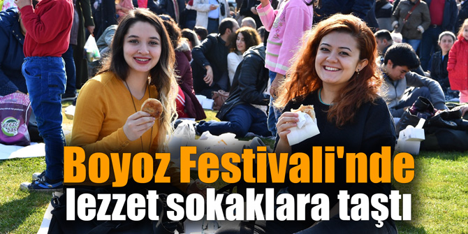 Boyoz Festivali'nde lezzet sokaklara taştı
