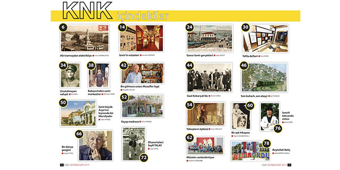 KNK Kent Konak dergisi sonbahar sayısı çıktı