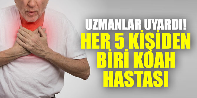 Uzmanlar uyardı! Her 5 kişiden biri KOAH hastası