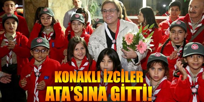 Konak Belediyesi İzcilik Kulübü üyeleri Ata’sına gitti