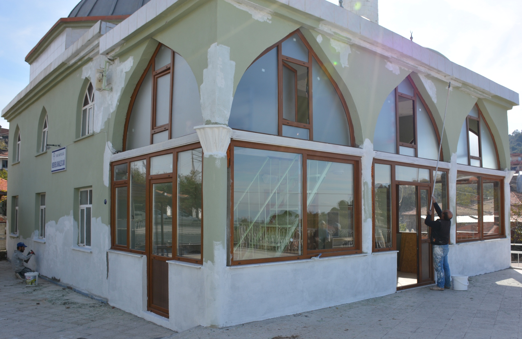 Merdivenli Cami'ne modern dokunuş