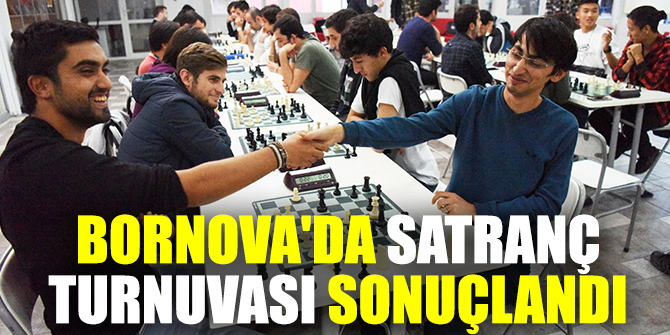 Bornova'da Satranç Turnuvası sonuçlandı
