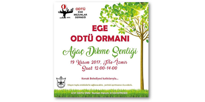 Ege'ye ODTÜ'lülerden hediye orman