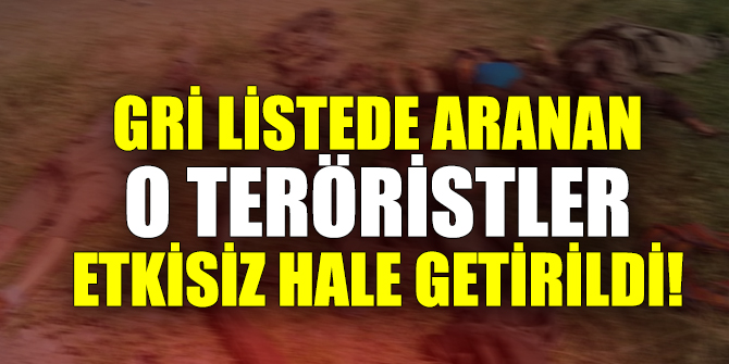 İçişleri Bakanlığı! 16 terörist etkisiz hale getirildi...