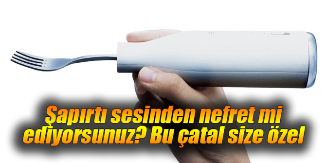 Şapırtı sesinden nefret mi ediyorsunuz? Bu çatal size özel