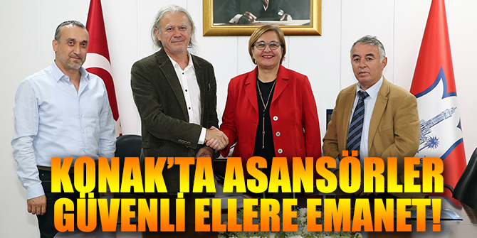 Konak’ta asansörler güvenli ellere emanet edildi