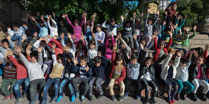 Minik kalpler Erdal İnönü Kent Parkı’nda buluştu