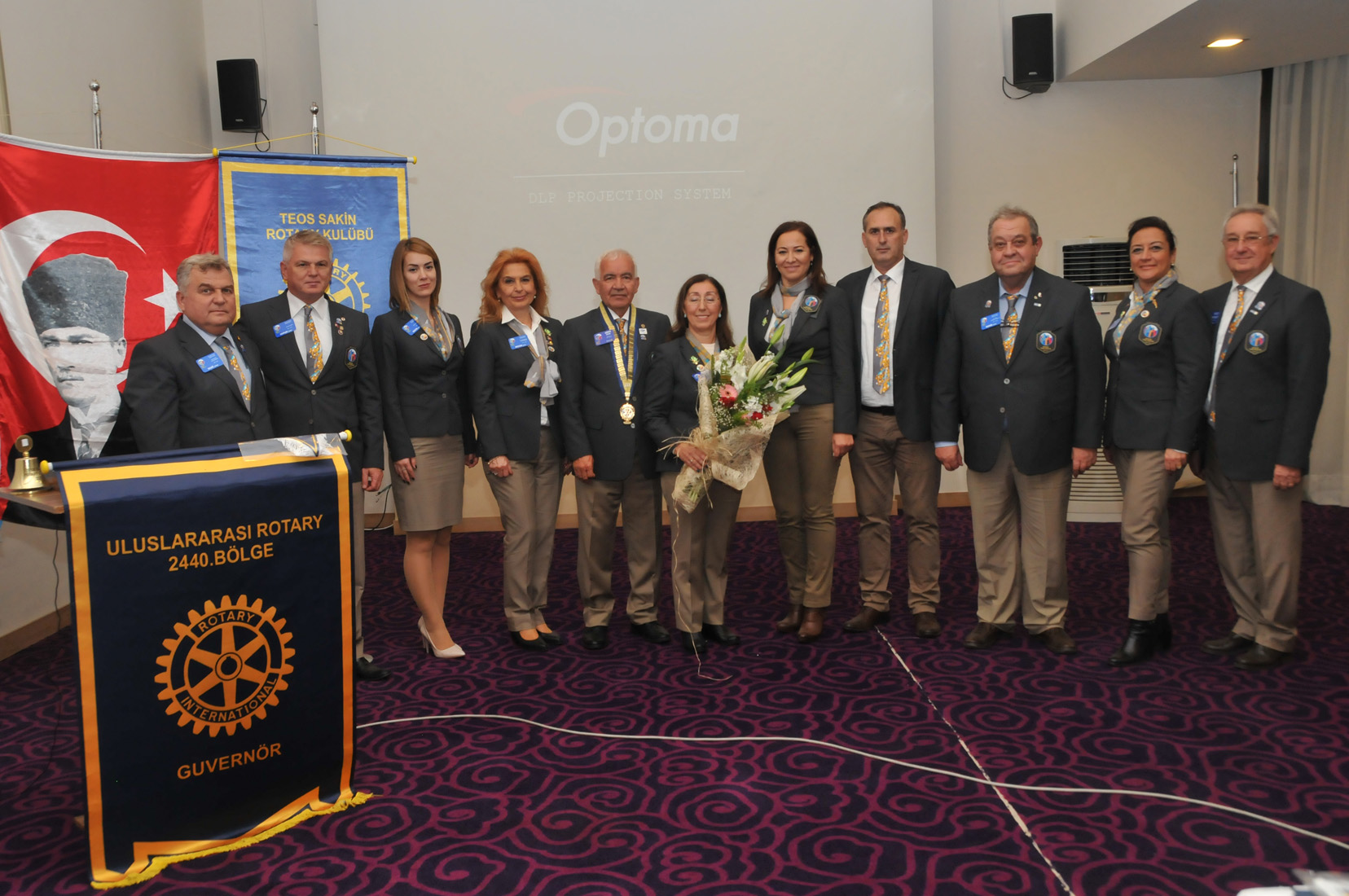 TEOS SAKİN ROTARY KULÜBÜNE GUVERNÖR ZİYARET DÜZENLEDİ