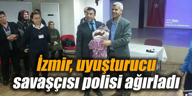 İzmir, uyuşturucu savaşçısı polisi ağırladı