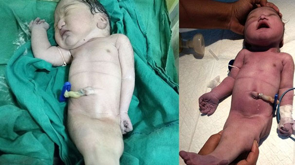 Hindistan'ın 'deniz kızı' 4 saat hayatta kalabildi