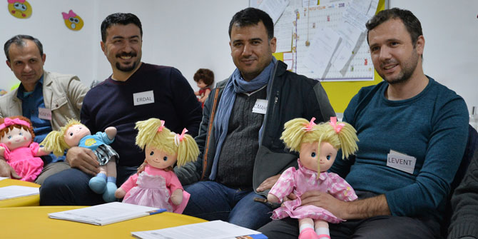 Muratpaşa’dan babalara destek