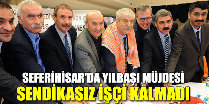 SEFERİHİSAR BELEDİYESİ'NDEN YILBAŞI MÜJDESİ!