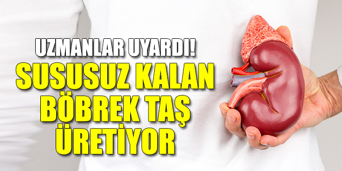 Uzmanlar uyardı! Susuz kalan böbrek taş üretiyor