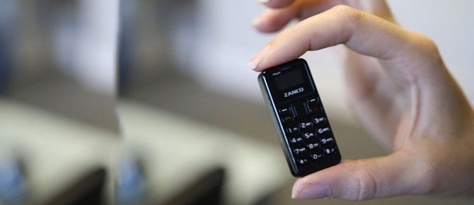 Çakmak boyutunda telefon