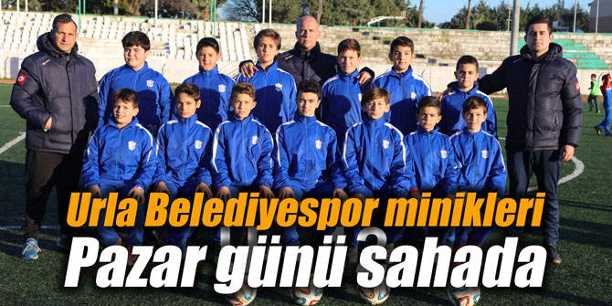Urla Belediyespor minikleri Pazar günü sahada